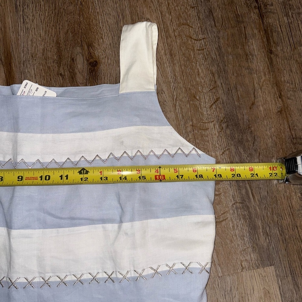 Carry Back • 100% Linen Striped Dress - Picture 7 of 10